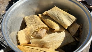 Me tocaron hacer los tradicionales tamales