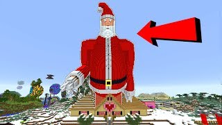 MEGA SANTA TAKES OVER MINECRAFT!!!