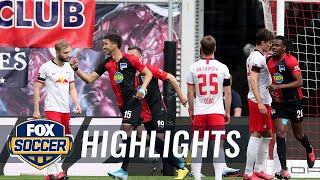 Hertha Berlin deny Leipzig 2nd place with late penalty kick, 2-2 draw | 2020 Bundesliga Highlights
