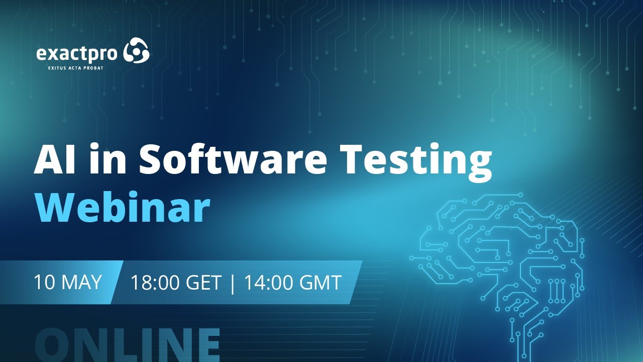 Ai In Software Testing Webinar Youtube