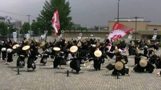 彩夏祭2010　REDA舞神楽　前夜祭　自衛隊会場演舞