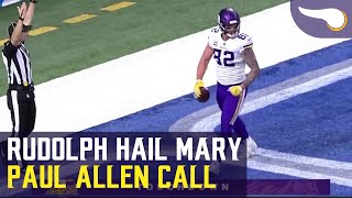 Paul Allen's Call of the Kyle Rudolph Hail Mary Catch