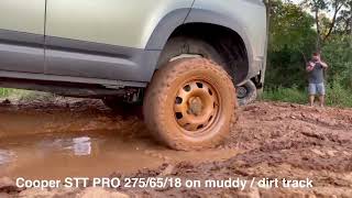 Defender 110 Cooper STT PRO 275/65/18 mid and dirt review