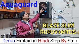 Eureka Forbes Aquaguard Blaze RO+Stainless Steel+HOT+Ambient+Active Copper Technology Water Purifier