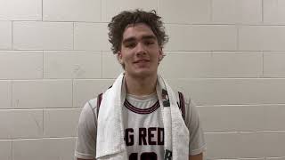 Muskegon senior James Young after win over Byron Center