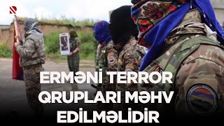 Erməni terror qrupları məhv edilməlidir