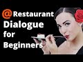 How to Order Food at a Restaurant in English, Learn The Basic English vocabulary for restaurants