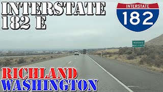 I-182 East - Richland - Pasco - Washington - 4K Highway Drive