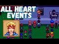 Sam's ALL HEART EVENTS in Stardew Valley 1.5