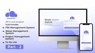 Advanced File, Project, Task Management System | CloudCrate | Part -2 | PHP MYSQL | Robin Codes