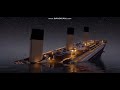 titanic sinking timelapse 5 minutes