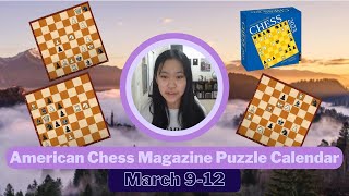 Refreshingly Different | American Chess Magazine Puzzle Calendar 2023.03.09-12