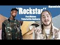 Rockstar Post Malone 21 Savage Easy Guitar Tutorial Spanish