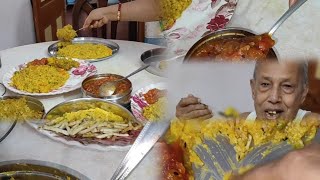 স্বরস্বতী পুজোর স্পেশাল লাঞ্চ মেনু 😋😋😋#vlog #cooking #viral