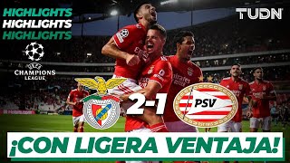 Highlights | Benfica 2-1 PSV Eindhoven | Champions League - Play Offs | TUDN