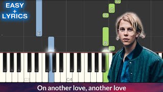 Tom Odell - Another Love EASY Piano Tutorial + Lyrics