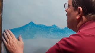 Homeschool Art Lesson: Distant Mountain Range