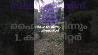 വയനാട് @വൈത്തിരി.1. ഏക്കർ.40. സെന്റ് സ്ഥലം.₹ 1,20,000. 📲.9074708107..