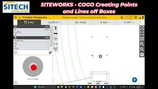 Siteworks COGO creating points and lines off a box