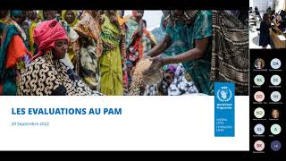 Présentation du Système d'Evaluation du Programme Alimentaire Mondial PAM WFP des Nations Unis 2022