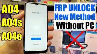Samsung A04/A04s/A04e FRP Bypass Android 12 Without Pc | A045F/A047F/A042F Google Account Bypass