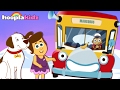 Wheels on the Bus | Adventures | Kids Song | Hooplakidz