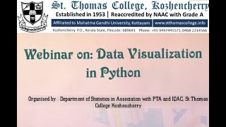 Webinar on: Data Visualization in Python