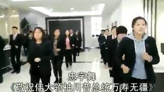 法轮功叛国贼在美国跳特朗普“忠字舞”，称宇宙离不开特朗普！