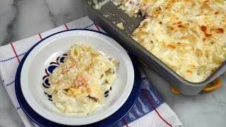 Pasta al forno Salmone e Cavolo Cappuccio che farà tutti felici - Baked Salmon and Cabbage Pasta