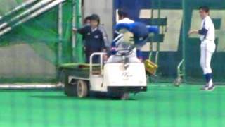 【090327】中日対オリックス　オープン戦　試合終了後のドアラ