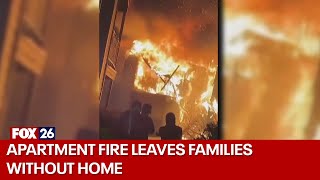 Houston apartment fire leaves several families without home days before Christmas