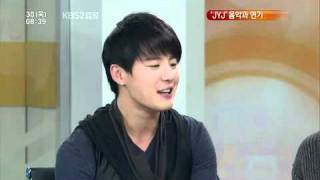 JYJ ~ 『Junsu Sings Found You at KBS Morning News』 (HQ)