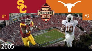 The Greatest BCS Game Ever! (#1 USC Vs. #2 Texas, 2005 BCS National Championship)