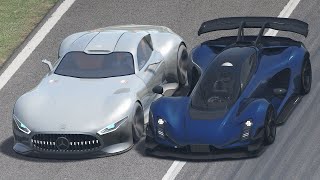 Czinger 21C vs Mercedes-Benz AMG Vision Gran Turismo at Monza