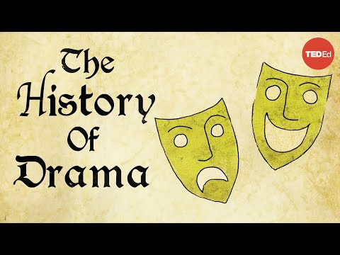 How did drama originate in England?