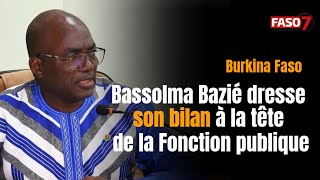 Burkina Faso : Bassolma Bazié dresse son bilan à la tête de la Fonction publique