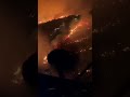 Çanakkale de yangın... gece görüşlü helikopterler görevde