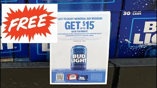 Bud Light rebate (Free beer again) will save 4th of July Sales?