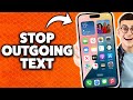 How to Stop an Outgoing Message on iPhone 2026 (Step-By-Step Tutorial)