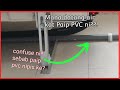 Air apa Yang menitik pada paip pvc ni??! #aircond #diy