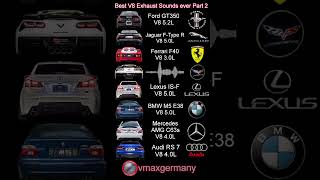 The Best V8 ENGINE Exhaust sounds Part 2 #m5 #f40 #lexus #ftype #rs7 #amg #c63s
