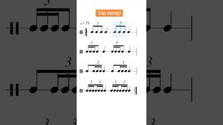 Rhythm tap along #rhythm #sightreading #musiclesson