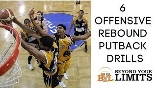 6 Offensive Rebound Putback Drills | Putback Layup