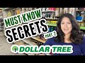 Dollar Tree SECRETS You Need to Know -- Part 2