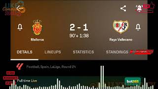 Vedat Muriqi Goal 90+1, Mallorca vs Rayo Vallecano summary