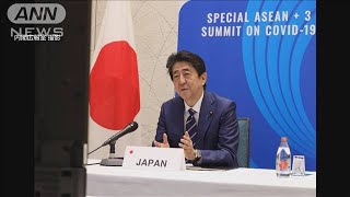 安倍総理がASEAN諸国に防護服の供給維持を訴え(20/04/15)