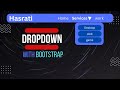 Create navbar with dropdown using bootstrap |dropdown bootstrap classes| #bootstrapnavbar #navbar
