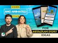 Modern and Animated Text for Instagram Story Ideas | Instagram Story Templates