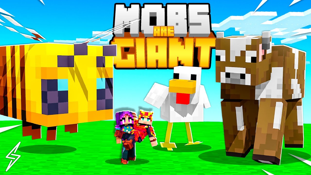 Mobs Are Giant - Minecraft Marketplace Map Trailer - YouTube