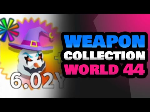 MY FIRST W44 HOLO SHINY WEAPON COLLECTION W44 WEAPON FIGHTING SIMULATOR ROBLOX PAPTAB